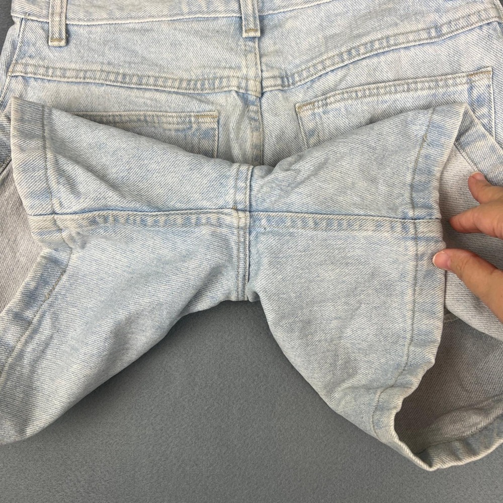Vintage Wrangler Light Wash High Waisted Denim Shorts Size 10 Blue - Picture 7 of 9